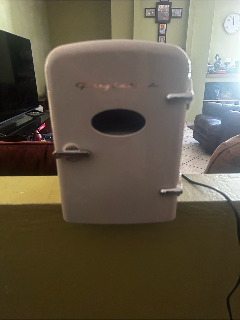 Mini Compact White Countertop Refrigerator - Home Kitchen